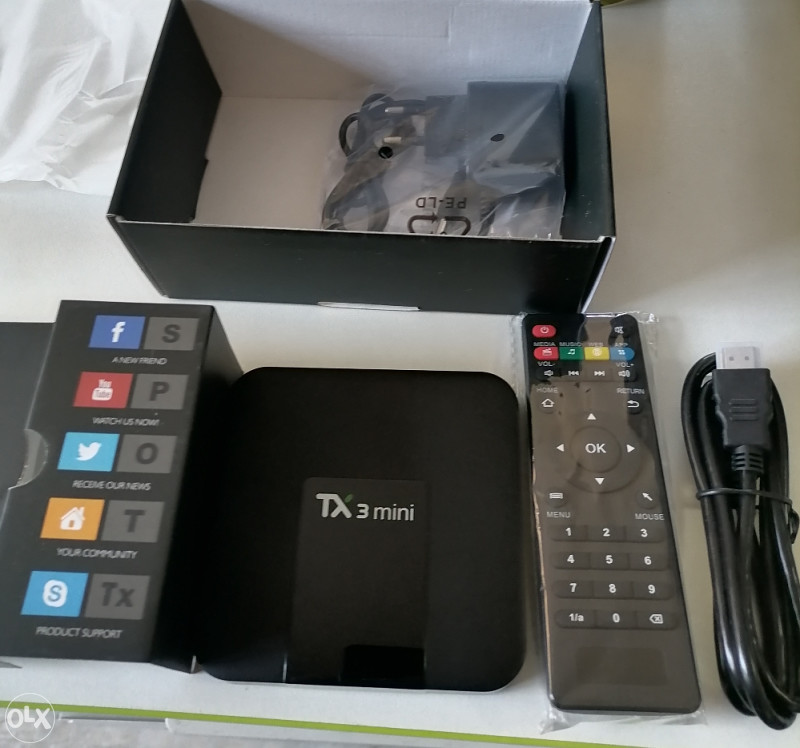 Tv Box Tanix x3, android 7.1,16000 kanala,instalacija*