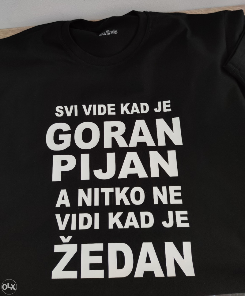 Majice sa Vašom slikom, logom ili natpisom