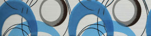 Listela Ramona Blue 6x25