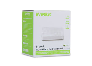 Everest 5 Port 10/100Mbps Ethernet Switch Hub ESW-105