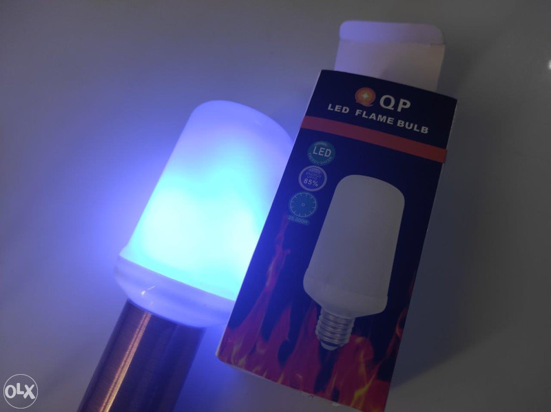 LED Flame Effect Light Bulb, plavo titrajuće svijetlo Sijalice