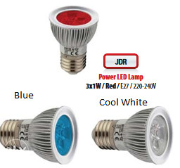 JDR LED sijalica 3x1W E27