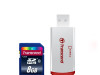 TRANSCEND 8GB SDHC Class 6 + čitač kartica