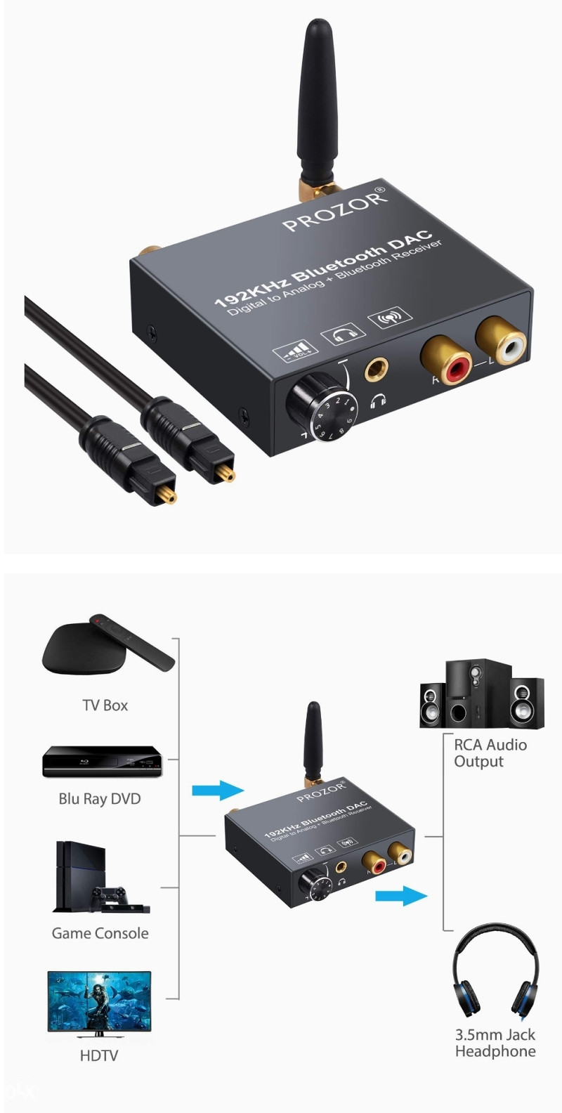 Prozor 192khz bluetooth dac обзор