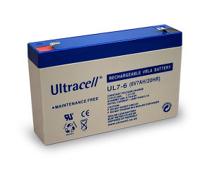 Olovna baterija 6 V, 7 Ah (UL7-6) Ultracell (019110)