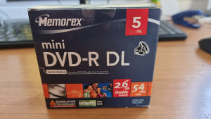 MEMOREX MINI DVD-R DL