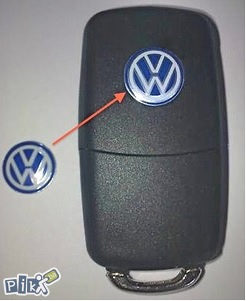 VW logo kljuc
