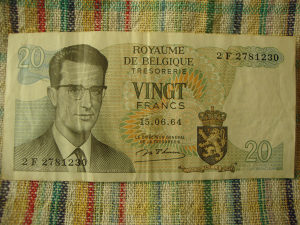 Belgija 20 franaka 1964 / Francs