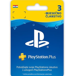 PlayStation Psn Plus Card 3 Mjeseca Hr Digital Code