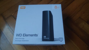 WD Elements USB 3.0 desktop externi hdd 8tb 15kom Chia