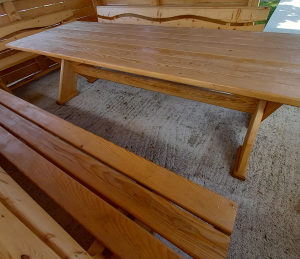 Drveni stolovi drvene garniture klupe sto