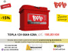 AKUMULATOR TOPLA 12V 66Ah 620A **AKCIJA**