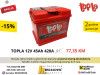 Akumulator TOPLA 12V 45Ah 420A **AKCIJA**