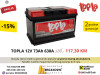 Akumulator TOPLA 12V 73Ah 630A **AKCIJA**