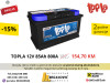 Akumulator TOPLA TOP 12V 85Ah 800A **AKCIJA**