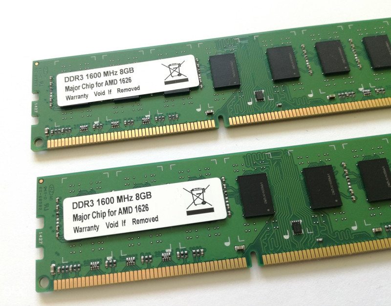 RAM memorija 16GB DDR3  "Major Chip for AMD 1626"