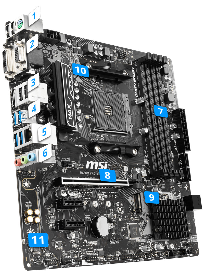 Ryzen 7 3700x, MSI B450M PRO-VDH MAX