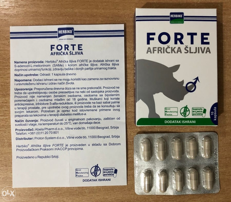 AFRIČKA ŠLJIVA FORTE - TABLETE ZA POTENCIJU KAPI SEX