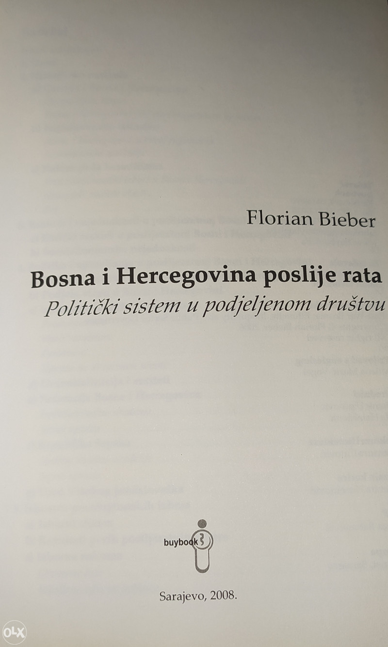 BOSNA I HERCEGOVINA POSLIJE RATA- FLORIAN BIEBER