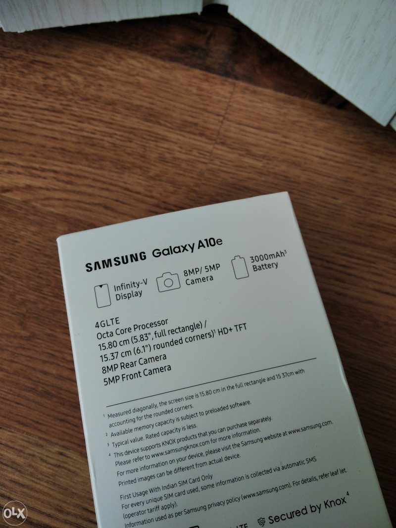 SAMSUNG GALAXY A10e