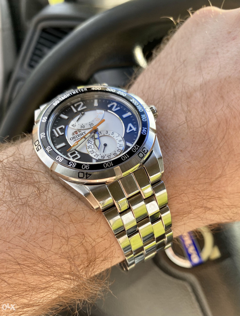 Sat ORIENT PLANET Automatic Power Reserve