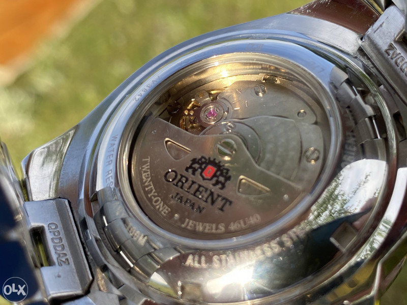 Sat ORIENT PLANET Automatic Power Reserve