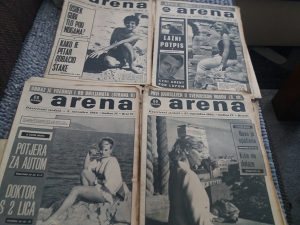Arena 1962 ukupno 15 komada