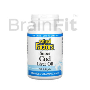 Cod Liver Oil, Ulje jetre bakalara, 1100mg, 90c