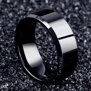 Crni prsten muški   gratis ženski prsten