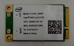 WiFi mrežna kartica Intel Wireless Link 5100