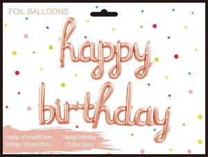 Balon za rođendan baloni HAPPY BIRTHDAY, razne igračke