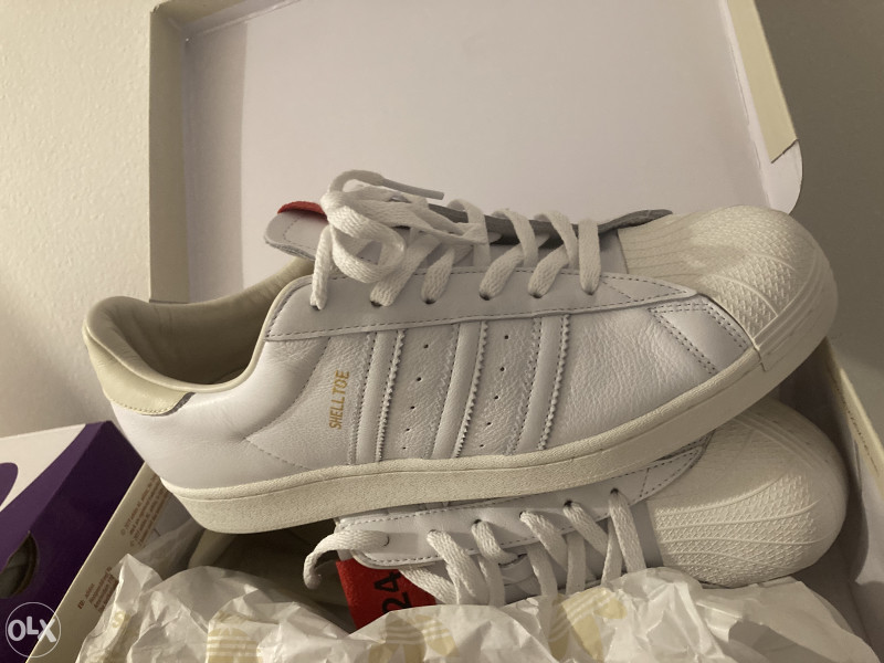 adidas gazelle silver green womens Adidas Consortium FW7624 424 Shell-Toe Mens Lifestyle Shoe