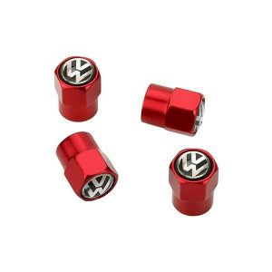 VW Kapice Ventila Aluminijske Crvene Ventile za gume