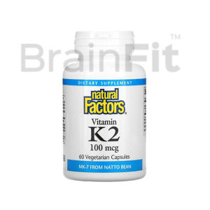 Vitamin K2 100 mcg, MK 7, 60 kapsula