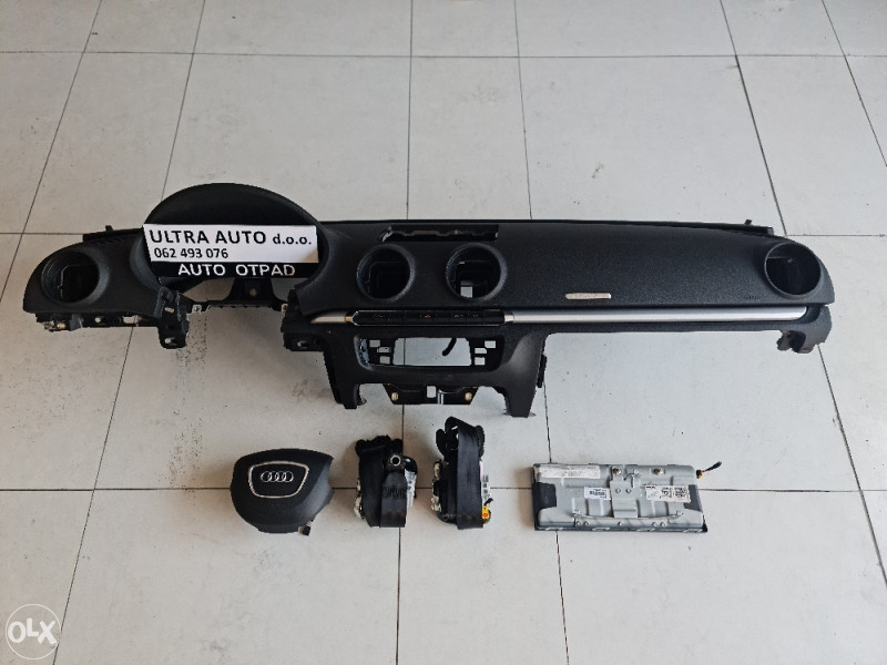 Audi A3 8V instrument tabla pojasi airbag ULTRA AUTO Instrument table