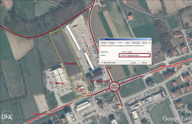 Zemljište / Parcela / Plac - Industrijska zona Ugljevik