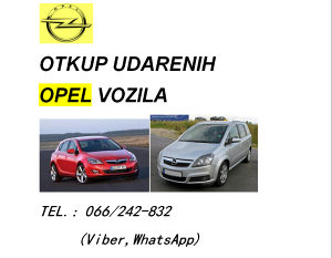 Otkup Kupovina udarenih oštećen havarisanih Opel vozila