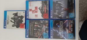 Injustice, The Evil Within, Prey, Outlast, Battlefront2