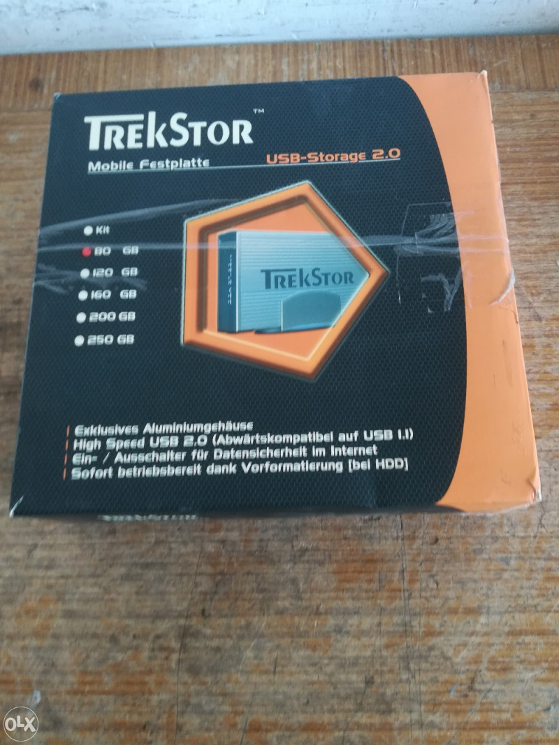 Extra mobilni HDD čvrsti disk TREKSTOR 250 GB
