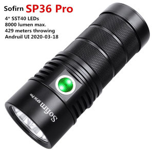 Sofirn SP36 Pro 8000 lumena 6500K