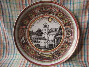 Stari tanjir "Keramika Bratunac" Manastir Cetinje