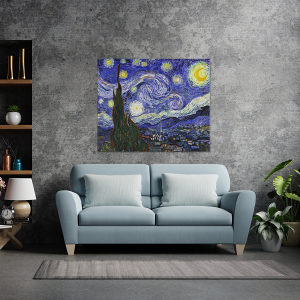 Canvas slika - Zvjezdana Noć Na Roni 1889, Van Gogh