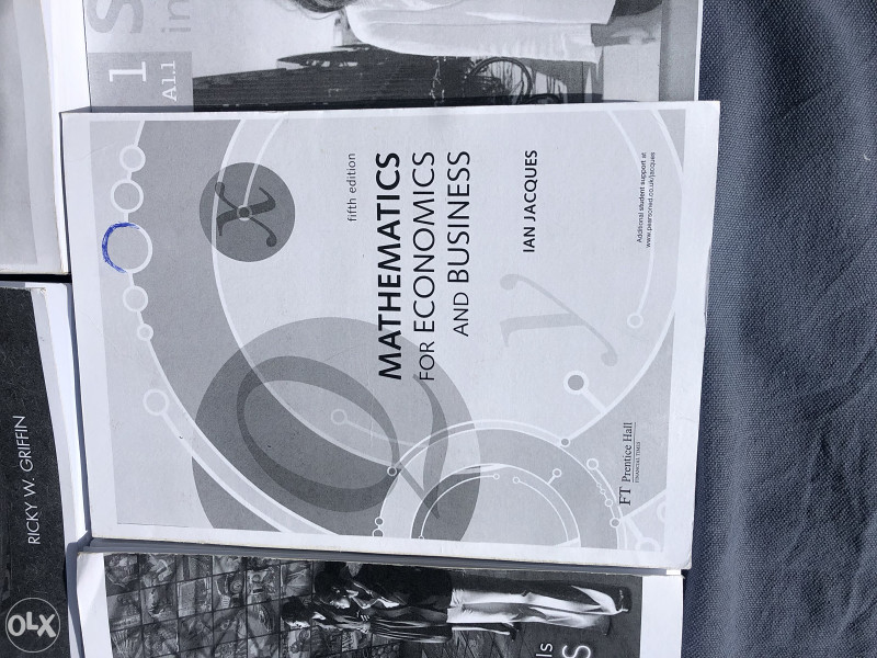Knjige za prvi semestar ekonomije(menadžmenta) na Burchu