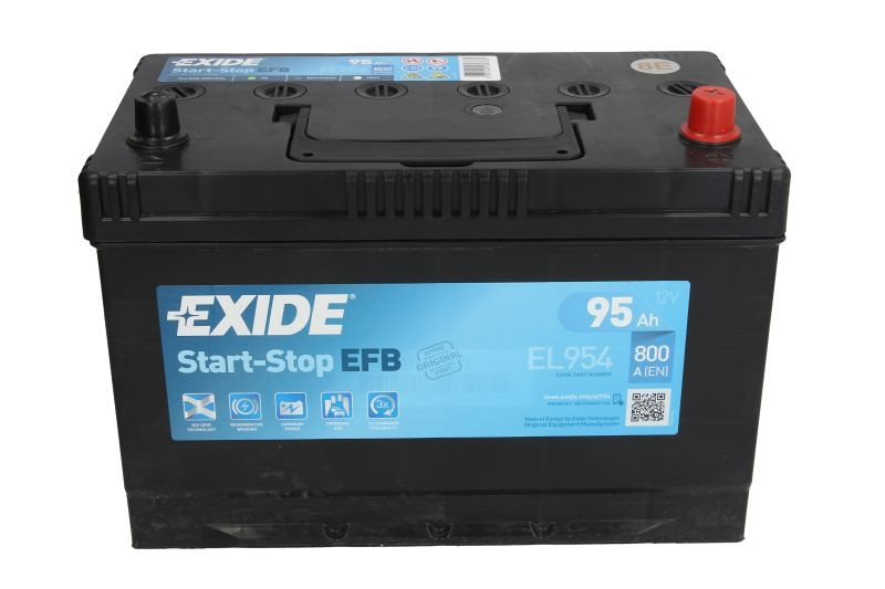 Exide EL954 Start-Stop Efb 12V 95Ah 800A Car Battery