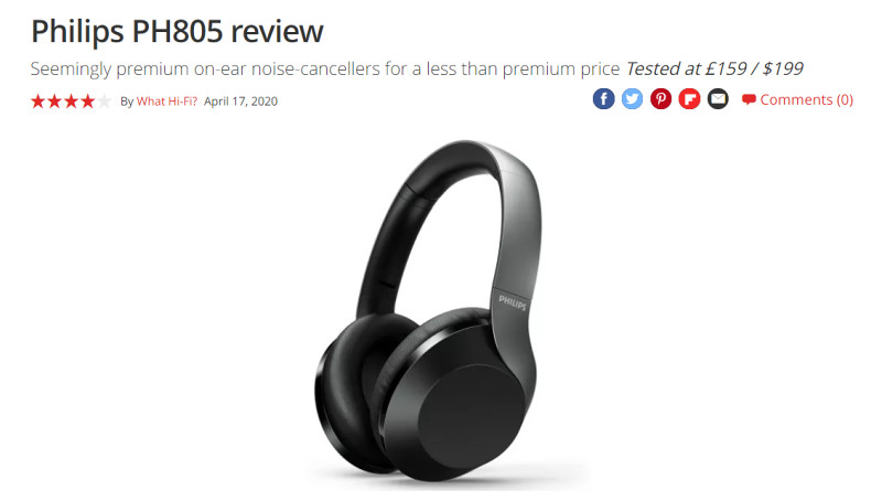 PHILIPS TAPH805 アクティブノイズキャンセル ハイレゾ対応 Bluetooth ヘッドホン