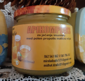 Apikompleks -mliječ,polen,propolis i med