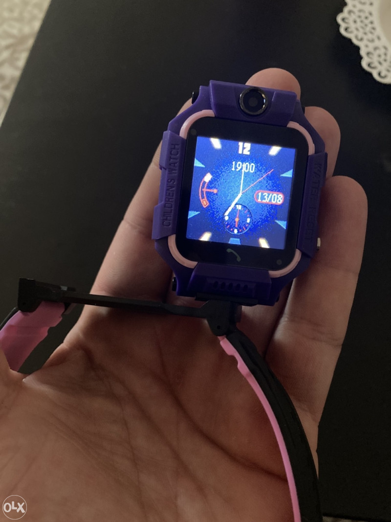ROZE-LILA Q19 djeciji pametni sat, pametni sat za djecu