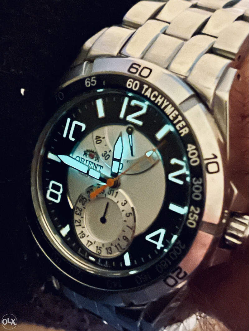 Sat ORIENT PLANET Automatic Power Reserve