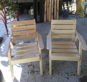 Drvene stolice fotelje masiv