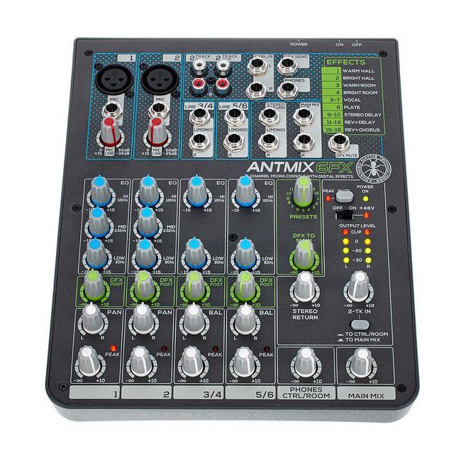 Audio mikseta ANT ANTMIX 6FX